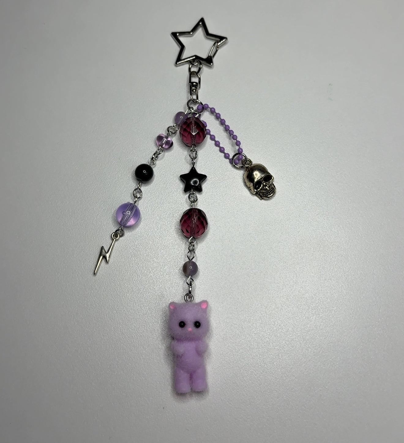 HALLOWEEN KITTEN KEYCHAIN