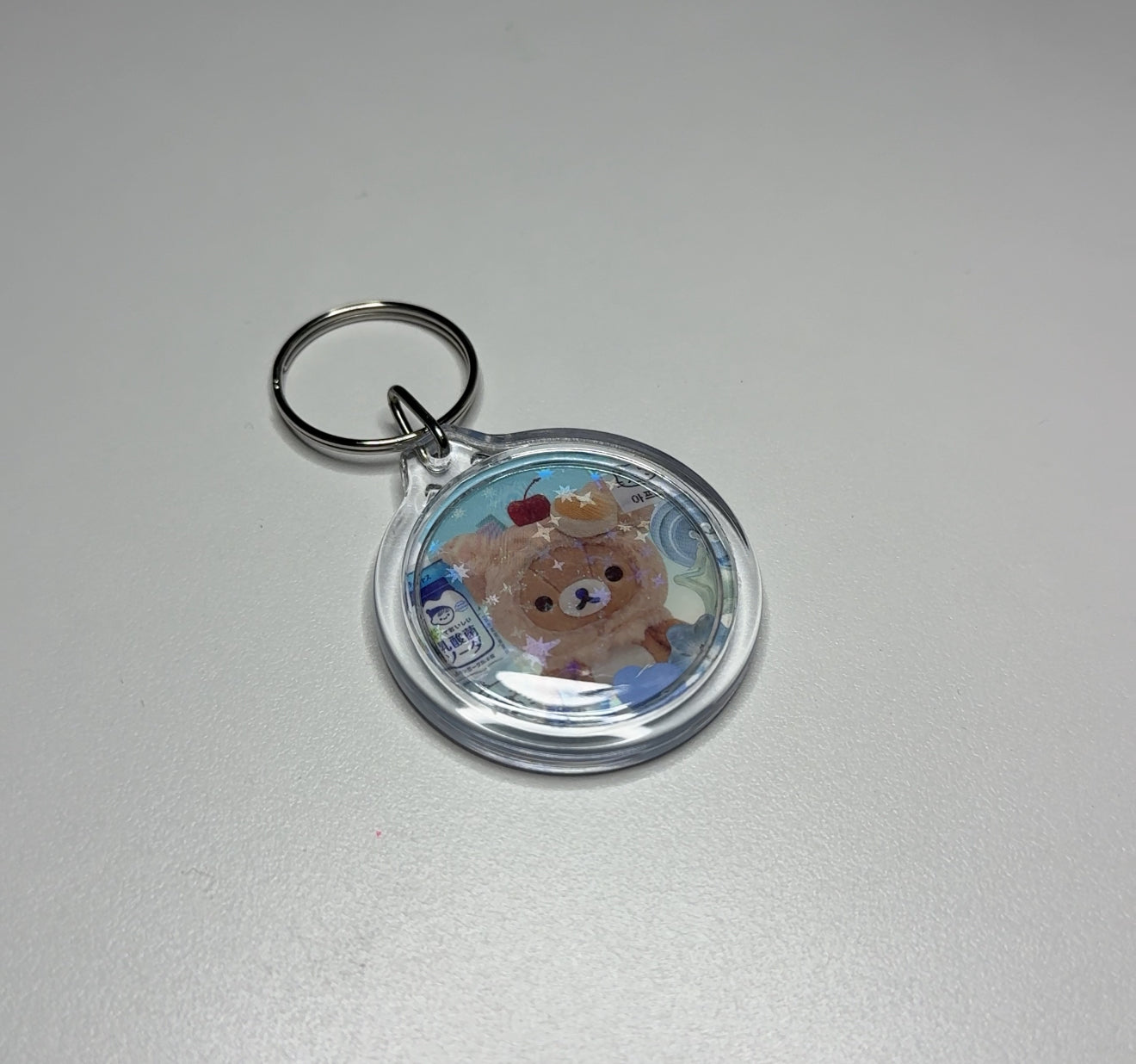 DOUBLE SIDED RILAKKUMA KEYCHAIN PENDANT