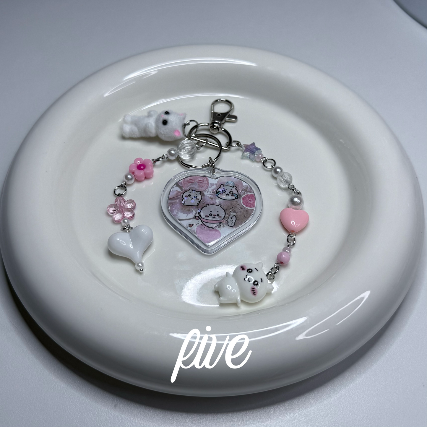 DOUBLE SIDED CHIIKAWA PENDANT KEYCHAIN
