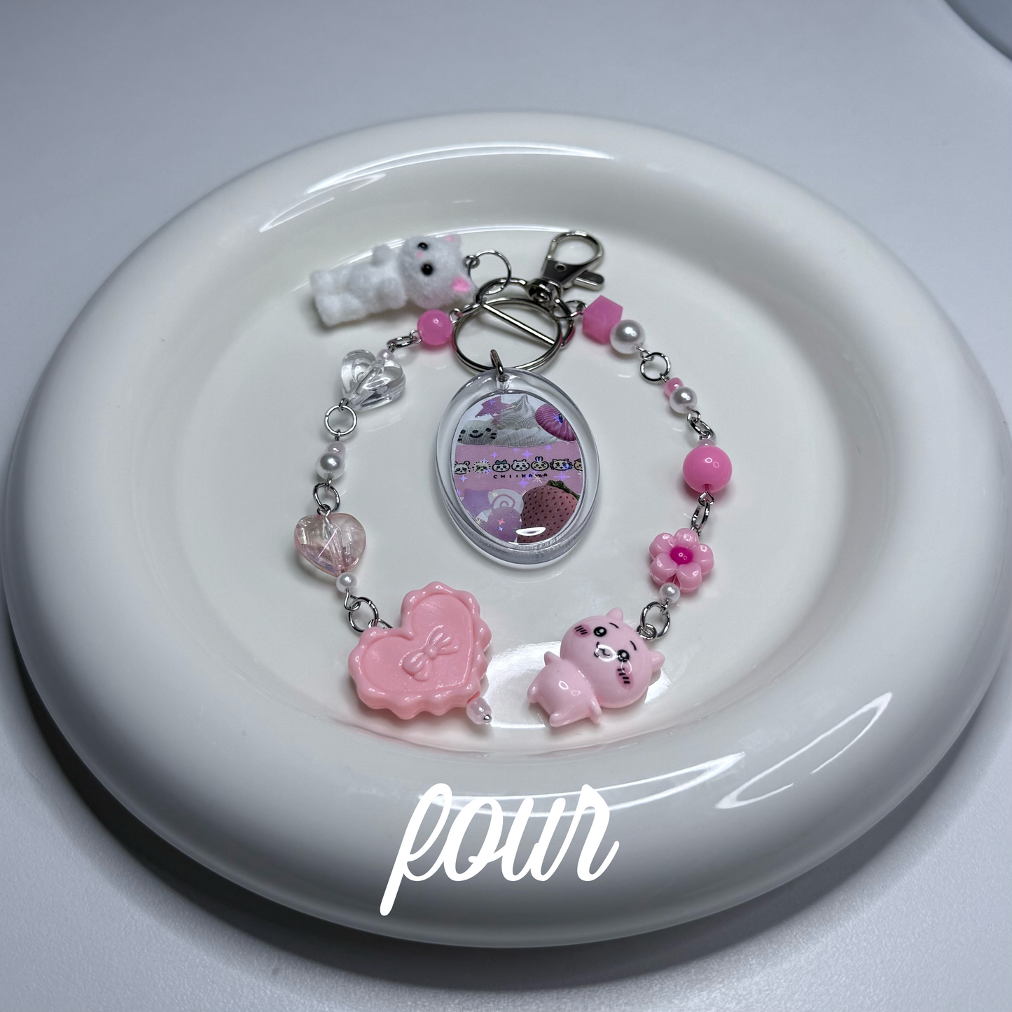 DOUBLE SIDED CHIIKAWA PENDANT KEYCHAIN