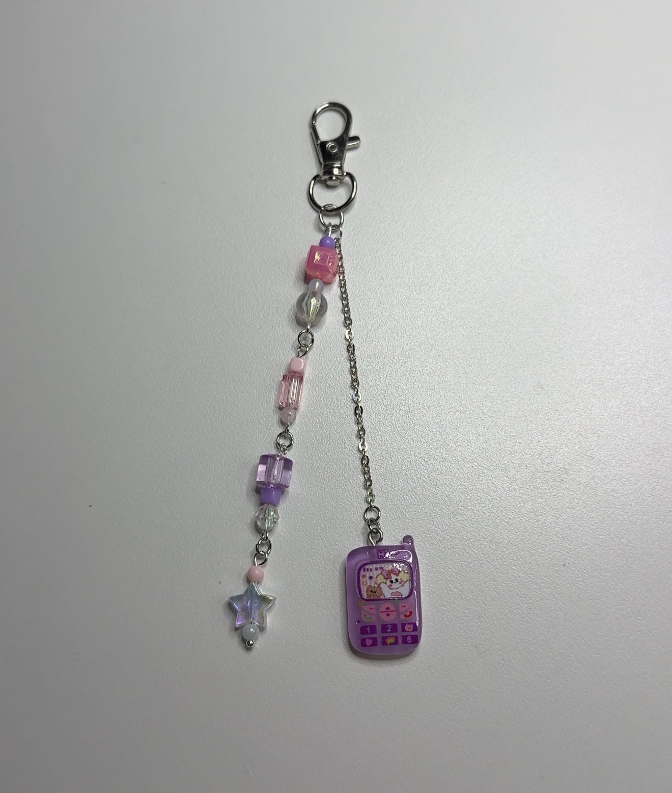 PHONE CHARM KEYCHAIN