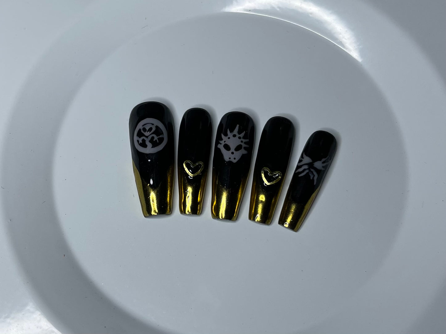 GOLD AND BLACK