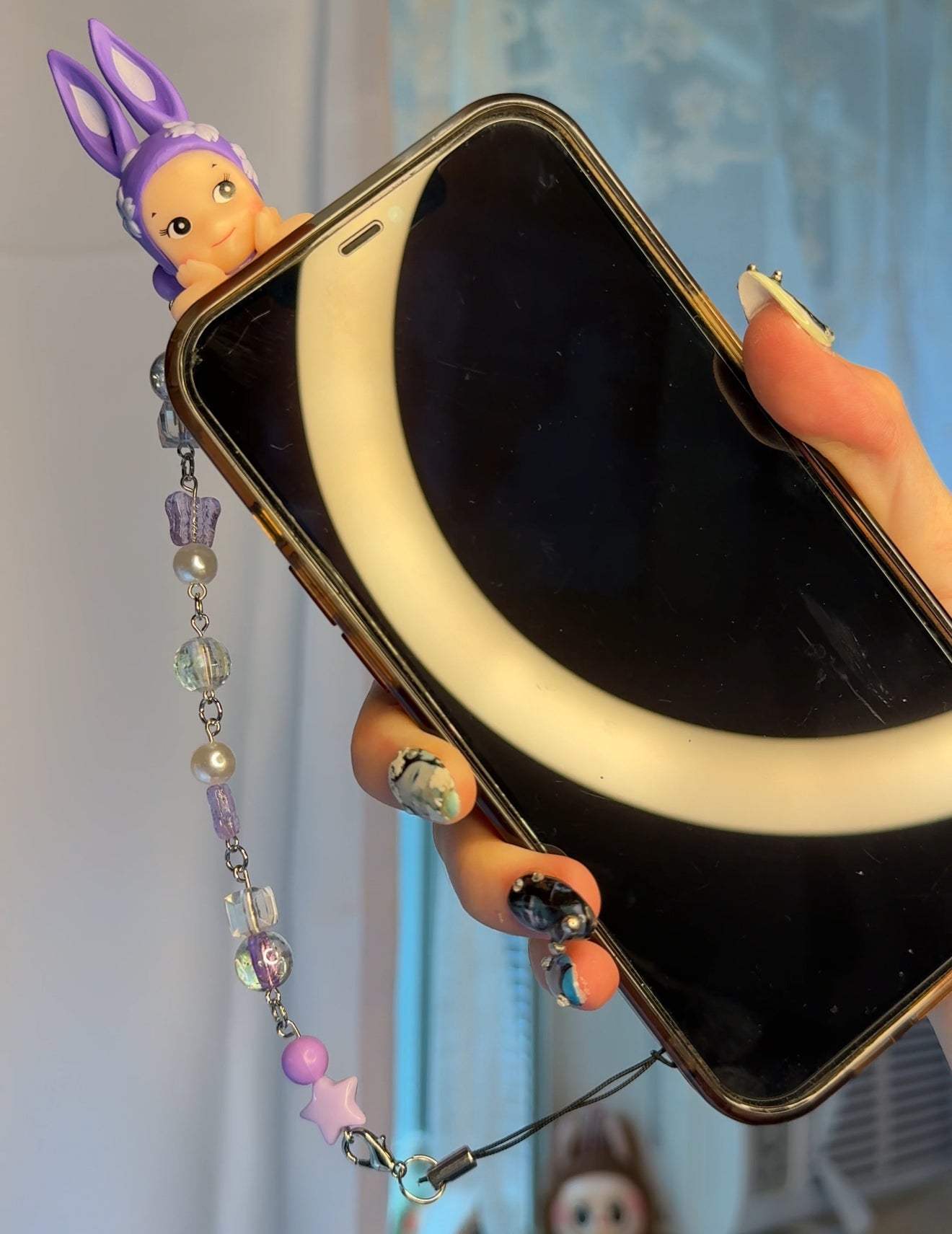 NON-AUTHENTIC SONNY ANGEL PHONE CHARM CHAIN