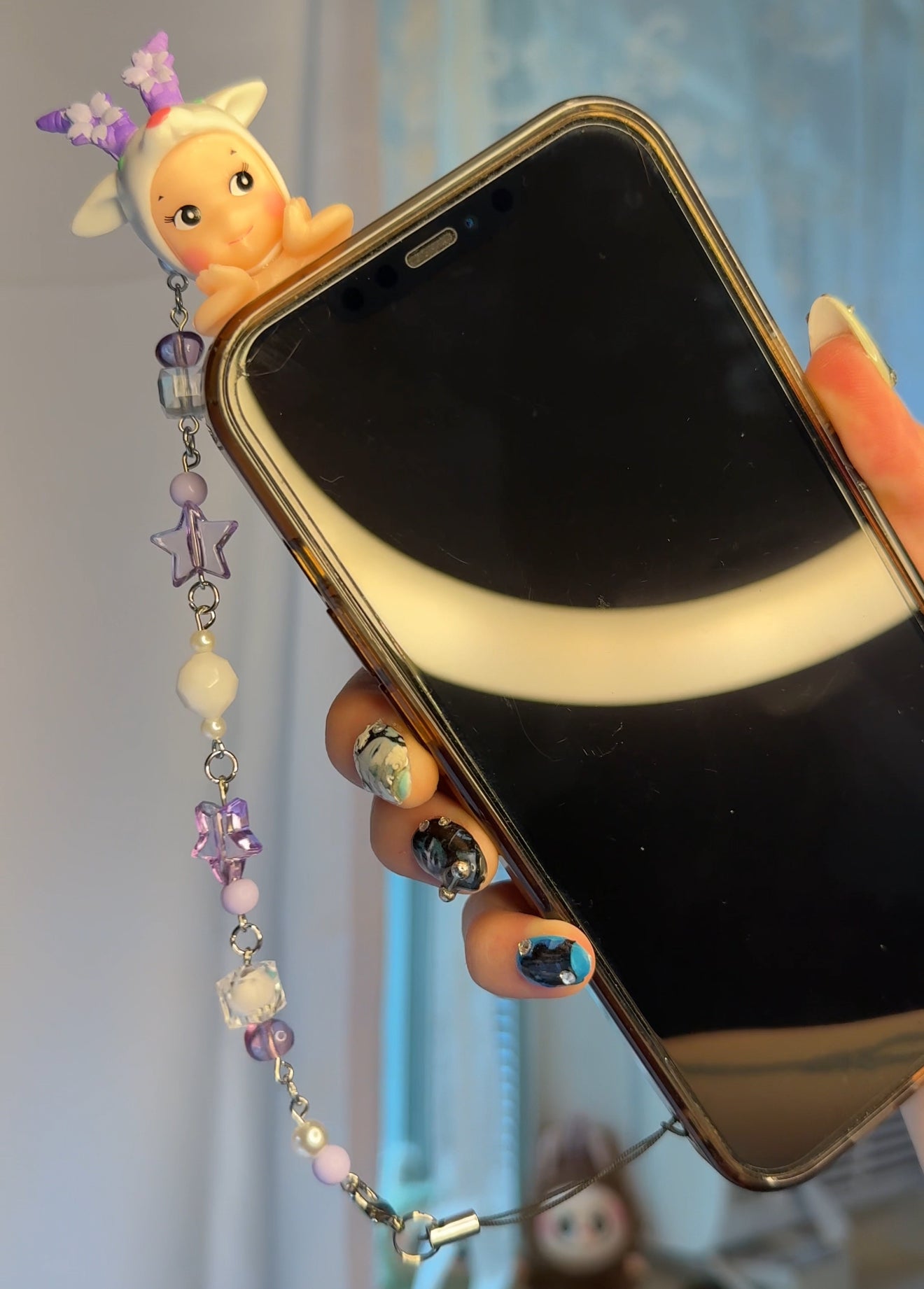 NON-AUTHENTIC SONNY ANGEL PHONE CHARM CHAIN