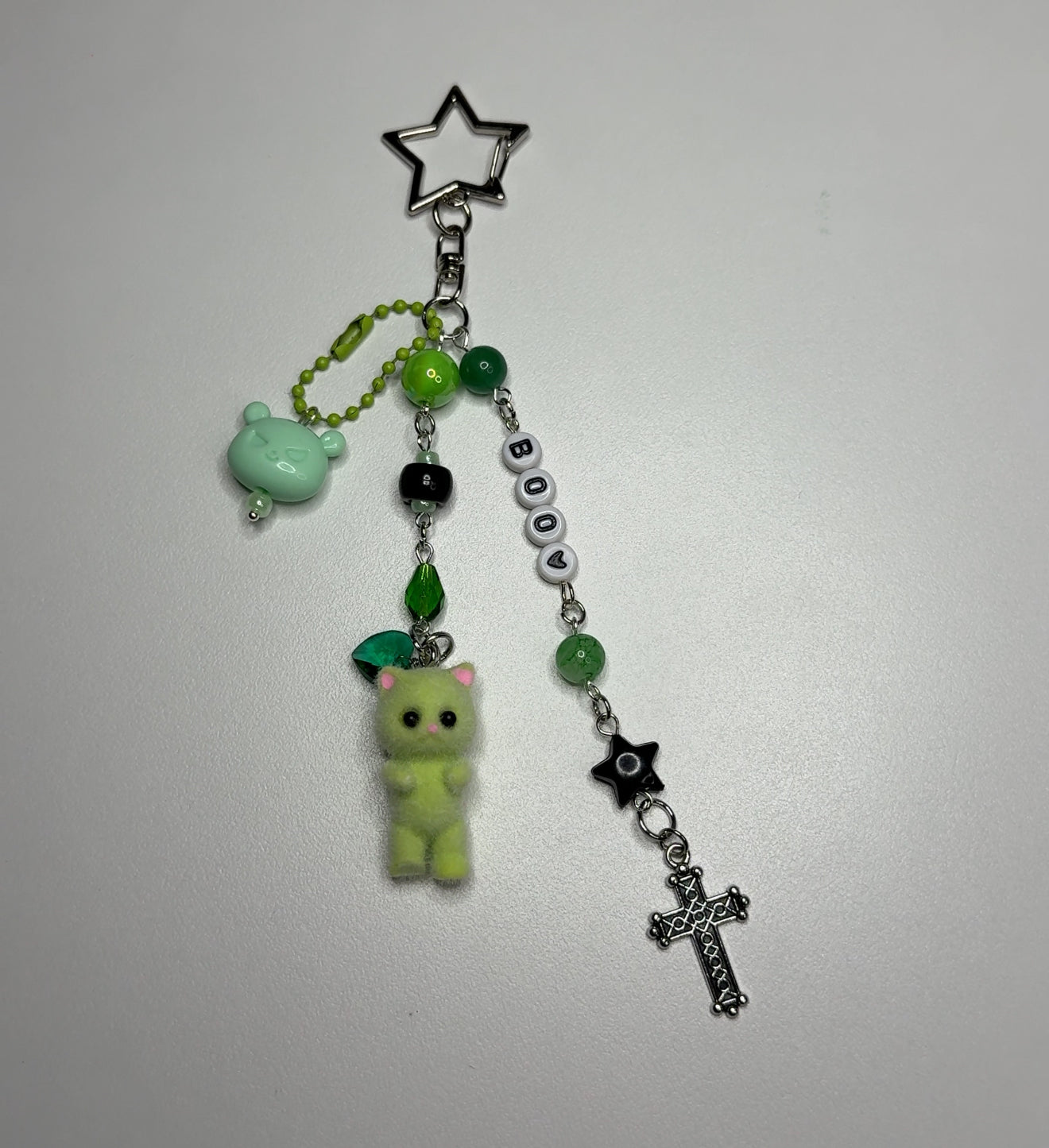 HALLOWEEN KITTEN KEYCHAIN