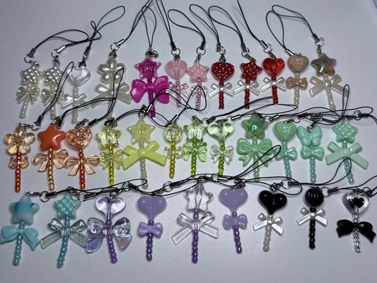 MAGIC WAND PHONE CHARM