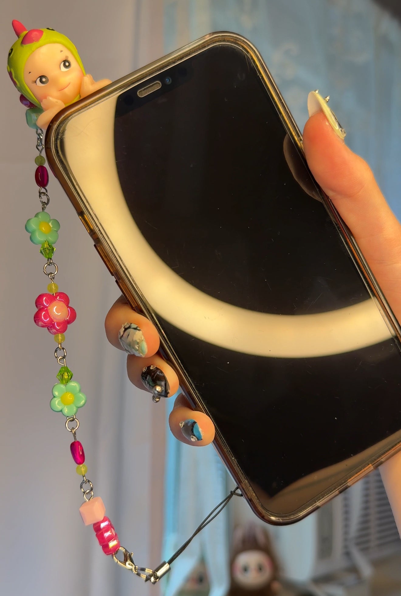 NON-AUTHENTIC SONNY ANGEL PHONE CHARM CHAIN
