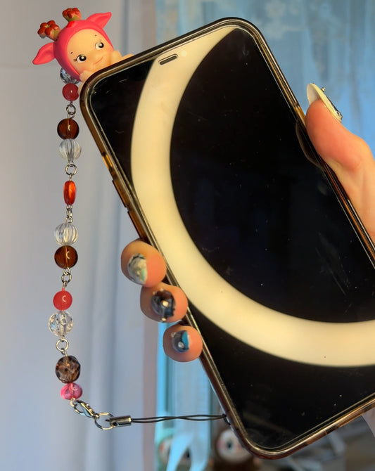 NON-AUTHENTIC SONNY ANGEL PHONE CHARM CHAIN