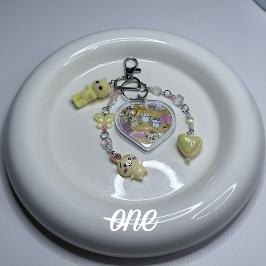 DOUBLE SIDED CHIIKAWA PENDANT KEYCHAIN