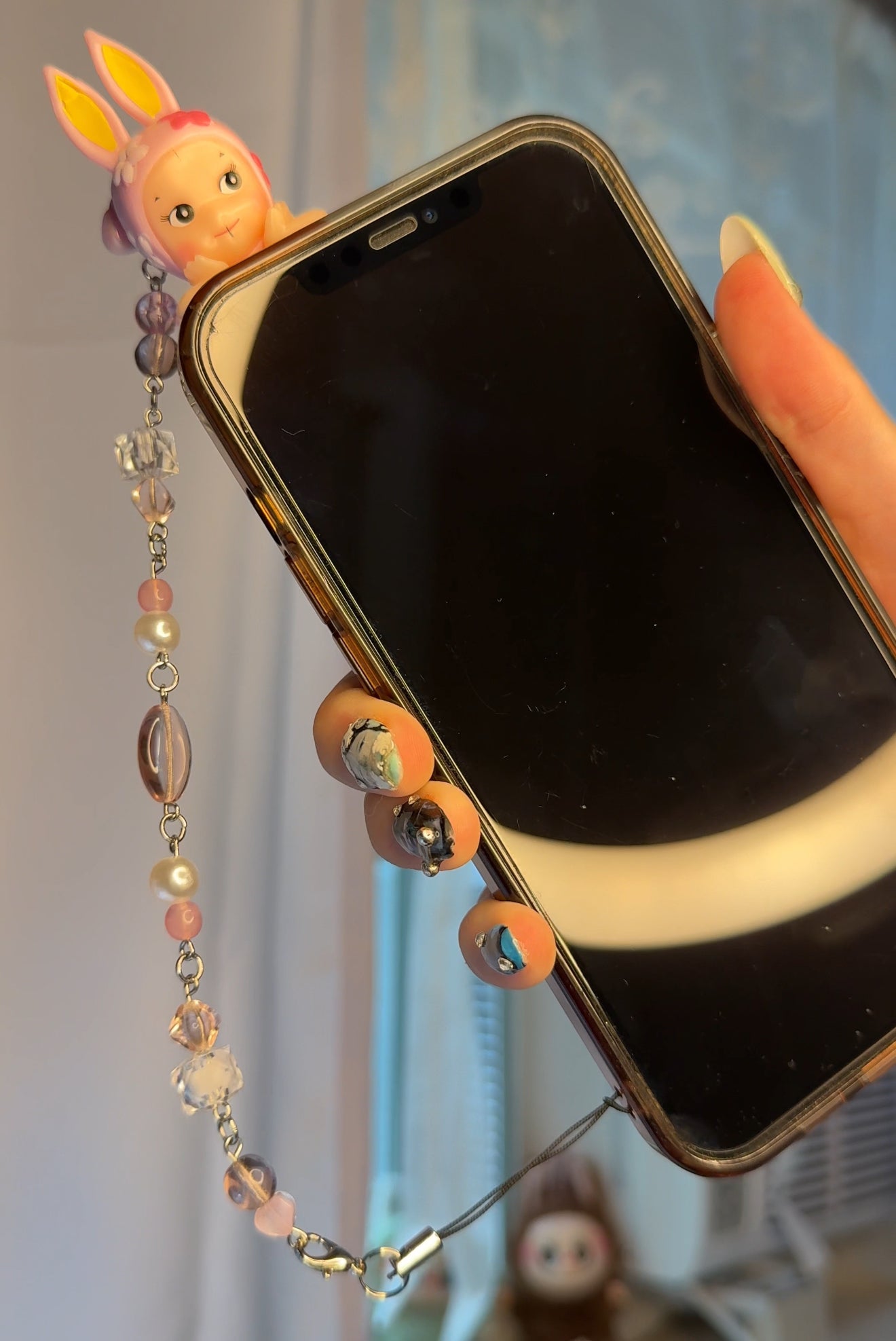 NON-AUTHENTIC SONNY ANGEL PHONE CHARM CHAIN