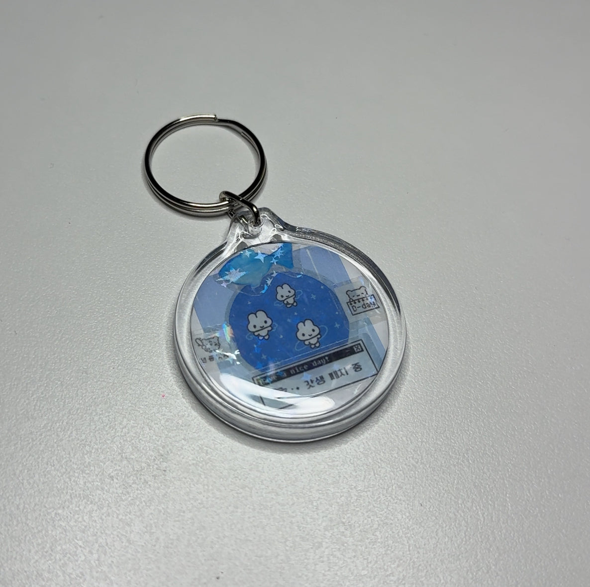 DOUBLE SIDED RILAKKUMA KEYCHAIN PENDANT