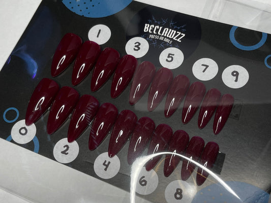ONE SIZE FITS ALL: DARK MAROON